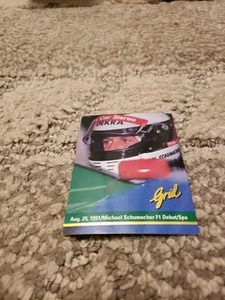 1992 Grid Motorcard Formel 1 Michael Schumacher RC Rookie Card #194 - Bild 1 von 2