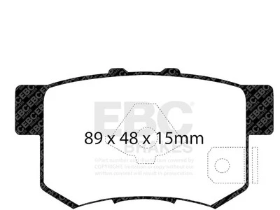 Juego de pastillas de freno traseras para Acura RDX 2010-2018 2011 2012 2013 2014 2015 2016 QV513MV Foto 1 de 4