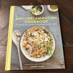 The Anti-Inflammation Cookbook Hardcover By Amanda Haas Like New  - Picture 1 of 10