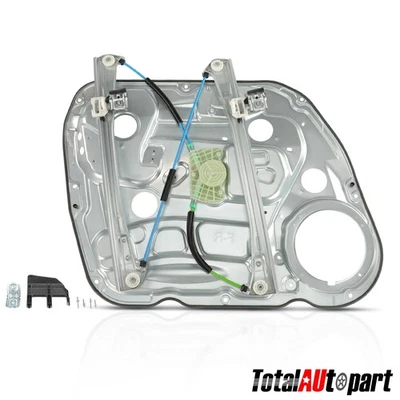 Regulador de ventana con panel y motor para Kia Rondo 2007-2010 82402-1D010 delantero derecho Foto 1 de 4