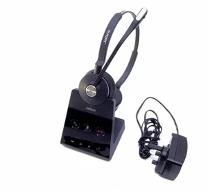 Jabra Engage 65 Stereo Binaural On-Ear Wireless Headset kit: DUAL HEADSET, BA... - Picture 1 of 6