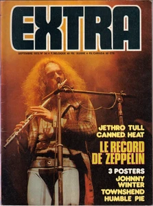 Revista Extra Septiembre 1973 Led Zeppelin Jethro Tull Conservas Calor Francés Raro - Imagen 1 de 2
