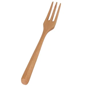 (19 * 14 Fünfeckige Holzgabel) 02 015 Holzlöffel-Gabel - Bild 1 von 9