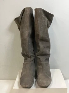 Kenneth Cole Reaction Bardwalk Womens Gray Suede Knee High Boots (size 6 M) - Picture 1 of 8