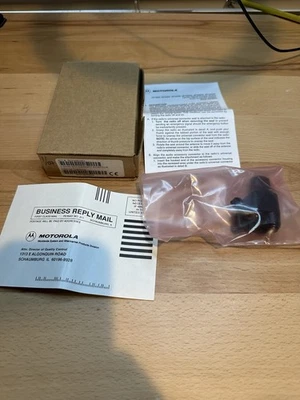 Adaptador de audio Motorola 3,5 mm BDN6676D Jedi HT1000 MTX1000 XTS (NUEVO) Foto 1 de 4