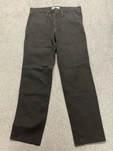 Men’s Black Chino Trousers - Picture 1 of 4