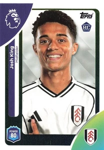 2025 Topps Premier League Base Fulham Fc Josh King RC #152 - Picture 1 of 3