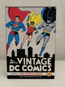 The Art Of Vintage DC Comics 100 Postcards 75th Anniversary Edition - Picture 1 of 11