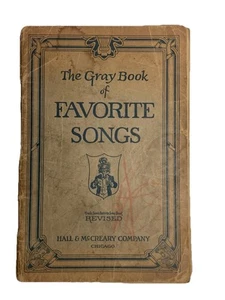 The Gray Book of Favorite Songs Hall McCreary Sheet Music Book 148 Songs Piano - Picture 1 of 8