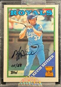 2004 Topps Originals Signature — Kevin Seitzer, Kansas City Royals — #01/88