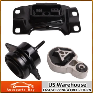 3PCS Engine Motor Mount Transmission Mount Kit for 2012-2015 Ford Explorer 2.0L - Picture 1 of 9