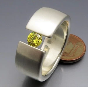 REIF-DESIGN - BREITER SPANNRING COLOR - KLASSIKER - AUS EIGENER GOLDSCHMIEDE - Picture 1 of 8