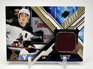 CLAYTON KELLER 2021-22 UD UPPER DECK SPX JERSEY GAME USED /65 #J-CK