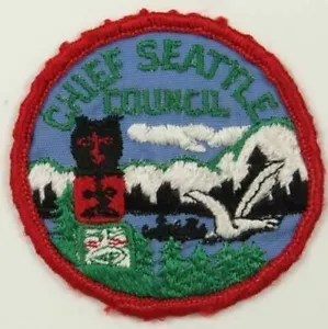 Chief Seattle Council Aufnäher CP ROTER Rand (genäht) - Bild 1 von 1