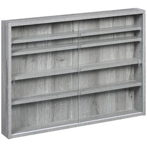 Miniature Minifigure Lego Display Case Wall Shelf Unit Cabinet with Glass Door - Picture 1 of 12