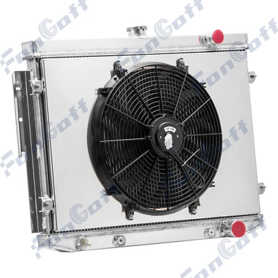 3-Row Radiator+Fan Shroud For 1973-1978 Dodge Coronet/Chrysler Newport Mopar 7.2 Foto 1 de 4