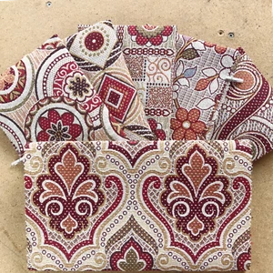 Traditional Floral Moroccan Flat Weave Upholstery Fabric For Cushion & Curtain - Picture 1 of 32