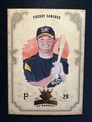 2004 Donruss: Diamond Kings/Canvas #133 Freddy Sanchez/Pittsburgh Pirates ⚾🐷⚾ - Image 1 of 4