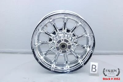 Harley Electra Glide CVO 2010 16" X 5,00" rueda trasera ruleta cromada 25 mm Foto 1 de 4