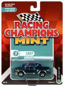 Ford F-150 1997 verde RC015 Autoworld 1/64 Racing Champions - Imagen 1 de 1