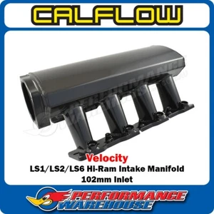 Velocity LS1 LS2 LS6 Hi-Ram Fabricated Alum Intake Manifold 102mm, Black, 7633BK - Picture 1 of 8