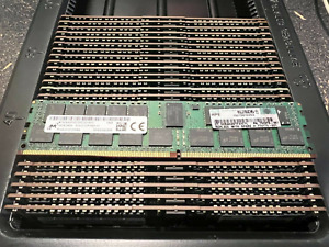 64Gb (4x16GB) HP 752369-081 DDR4-2133 PC4-17000 2Rx4 ECC REG ServerMemory Micron
