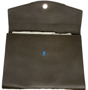 NEW MONTBLANC MEISTERSTUCK GREY SFUMATO PORTFOLIO WITH FLAP #118332 ~ $1,100 - Picture 1 of 24