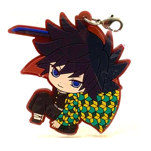 KIMETSU NO YAIBA Demon Slayer Tomioka Giyu Gummi Schlüsselanhänger Anime Ha0073 - Bild 1 von 3