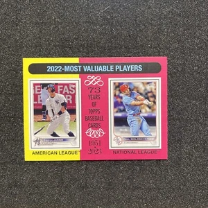 2024 Topps Heritage - MVP #212 Aaron Judge, Paul Goldschmidt - Picture 1 of 2
