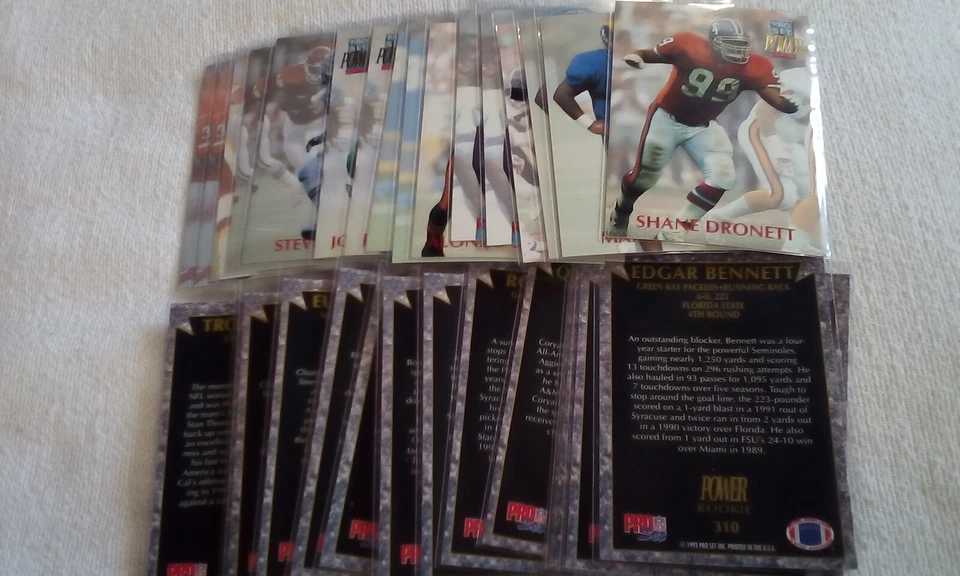 1992 Power Football (300-330) Partial set Pick cards  wanted/needed. - Image 1 of 1