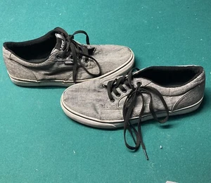 Vans Lace Up Mens Shoes Size 10.5. Color Gray w/ Black. Still In Good Condition! - Picture 1 of 6