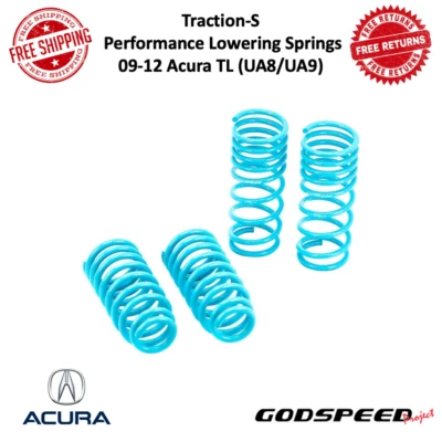 Пружины занижения Godspeed Traction-S Performance подходят для Acura TL (UA8/UA9) 09–12 годов выпуска - Изображение 1 из 4