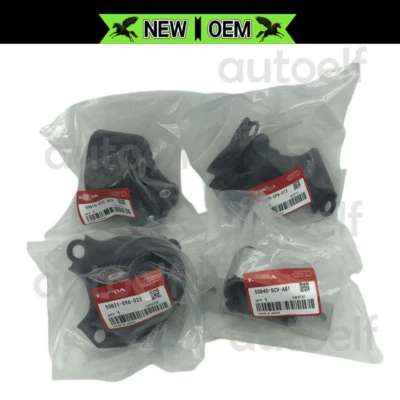 NEW OEM 4PCS Engine Motor & Trans Mount For 2002-2006 Honda CR-V 2.4L Automatic - Image 1 of 2