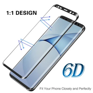 6D Tempered Glass For Samsung Galaxy S24 Ultra S23 S22 Full Screen Protective - Picture 1 of 14