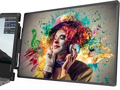 14”Aircraft Grade Aluminum Alloy Attachable Portable Monitor/ Extender FHD 1200P - Image 1 of 4