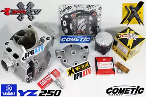 99+ Yamaha YZ250 YZ 250 Top End Rebuild Kit Cylinder Head ProX Piston & Cometic - Picture 1 of 24