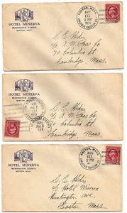 HOTEL MINERVA, Huntington Ave. Boston, MASS. 1930. (BI#28) - Bild 1 von 1