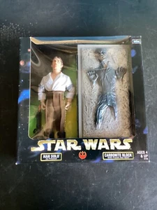 NIB VINTAGE 1998 KENNER STAR WARS 12" HAN SOLO PRISONER W/FROZEN CARBONITE BLOCK - Bild 1 von 18