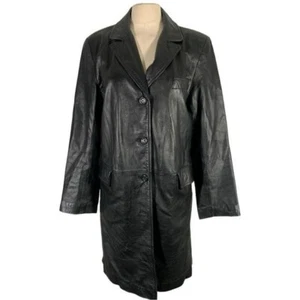 Vintage Gallery Womens leather Jacket Size Medium Mid length - Picture 1 of 11