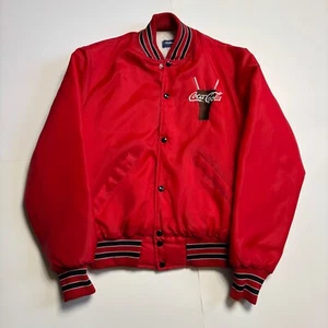 Vintage 80er Jahre Coca Cola Nylon Werbejacke in Large - Bild 1 von 6