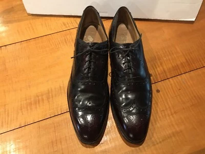 Johnston & Murphy Wingtip Aristocrat Size 15 2A/4A Cordovan Burgundy Leather USA - Image 1 of 4