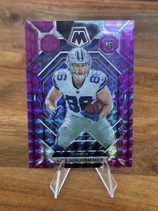2023 Panini Mosaic LUKE SCHOONMAKER RC Rookie PURPLE MOSAIC PRIZM /49 COWBOYS! - Picture 1 of 2