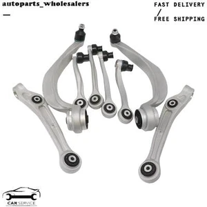 8×Front Suspension Control Arms and Ball Joints Kit For 11-18 Audi A8 Quattro S8 - Picture 1 of 16