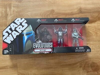 STAR WARS EVOLUTIONS: THE FETT LEGACY BOBA FETT 30 ANIVERSARIO PAQUETE DE 3 Foto 1 de 4
