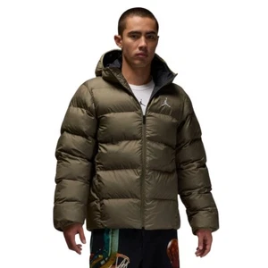 Jordan BROOKLYN PUFFER JACKET GREEN MEN´S Size S FV7317-222 - Picture 1 of 5