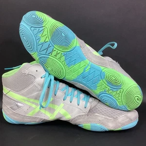 Scarpe da wrestling Adidas Snapdown uomo taglia 12 grigio/blu/verde leggere 1081A064 - Foto 1 di 12