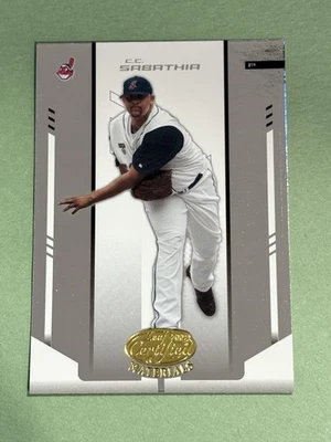 CC Sabathia 2004 hoja materiales certificados Cleveland Indians #33 EE112 Foto 1 de 2