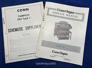 Original Conn Organ Service Manual / Tampico 624 Type 1 - Picture 1 of 1