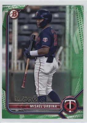2022 Bowman Prospects Green Pattern Border /99 Misael Urbina #BP-86 - Image 1 of 2