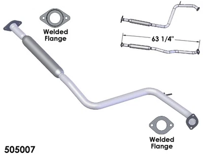 Tubos de escape y escape para Mazda 626 2002 2,0 L L4 GAS DOHC Foto 1 de 2